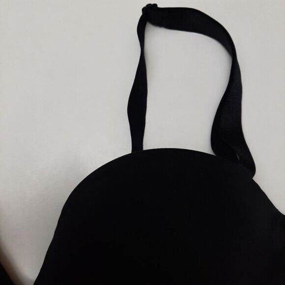 ADDITION ELLE Strapless Multiway T-Shirt Bra Moulded Cups Black Sz 38 DDD - Picture 6 of 12